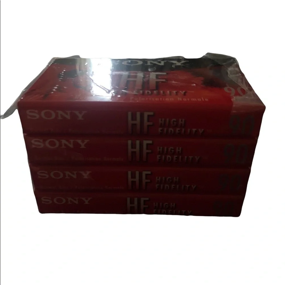 Sony High Fidelity HF 90 Min Audio Cassettes For Voice & Music 4 Pack